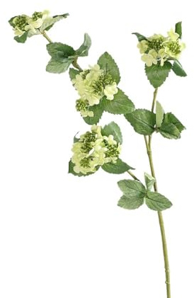 HXSCOO Fiori artificiali di ortensia a forma di palla di neve con frutta - Set di ornamenti for la fotografia di matrimonio - Decorazioni floreali finte