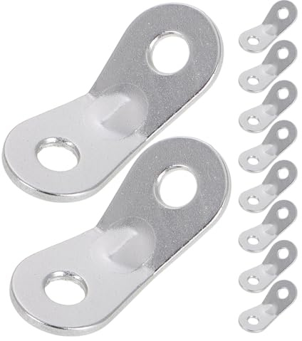 SHERCHPRY 10 Piezas Tensor de Cuerda para Tienda de Campaña 10 Unidades, Ajustador de Cordón de Aluminio Resistente, Compacto y Ultraligero para Camping y Senderismo al Aire Libre