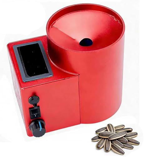 Pelador eléctrico de semillas de girasol, pelador automático portátil con batería de 2600 mAh, máquina peladora rápida de voltaje ajustable para el hogar y el comercio