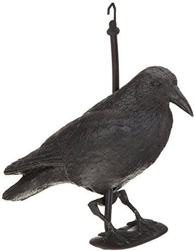 Unimet Kunststoff, Brema Gartenfigur Rabe, Schwarz, 38 cm