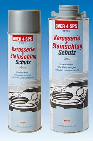 Fertan Over 4, Steinschlagschutz schwarz