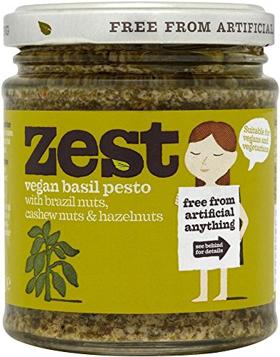 ZEST FOODS Basil Pesto Suitable For Vegans 340g (PACK OF 1)