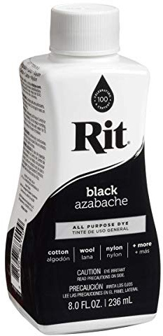 Rit Dye Liquid 8oz-Black Liquid 8oz-Black