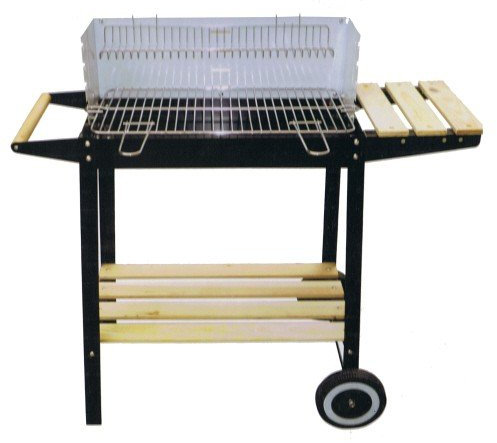 Westerholt Grill Holzkohlegrill Grillwagen Rechteckgrill fahrbar