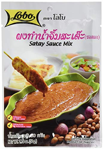 Lobo Würzpaste Erdnuss-Sauce Saté, 12er Pack (12 x 50 g)