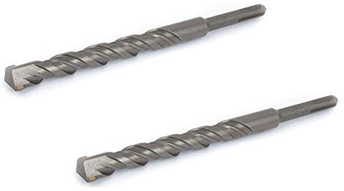 LDEXIN 2pcs 18mm/0.7 Tip Rotary SDS Plus Shank Carbide Tipped Masonry Hammer Drill Drilling Bit 210mm/8.3 Long for Concrete, Masonry, Wall, Road