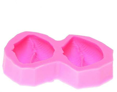 Casecover Lèvres 3D Sexy Baisers Bouche Silicone Fondant Moule Gâteau Au Chocolat Outil De Décoration Cookies Gumpaste Moule pour Cuisine Facile À Nettoyer 1pc