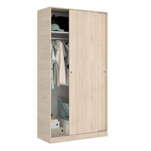 3406MF Armoire avec Portes COULISSANTES Eight - Naturelle