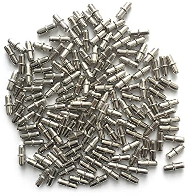 LIKERAINY Regalbodenträger Bodenträger Regal Regalhalter für Glas und Holzböden Plattenträger zum Stecken Bohr Ø5mm für Küche Schrank Kleiderschrank Kabinett Tragfähigkeit 50kg (150 Stück)