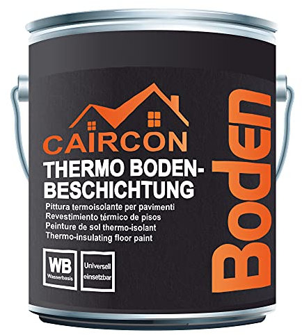 CAIRCON Thermo Bodenfarbe Bodenbeschichtung Bodenfarbe Betonfarbe Schoko-BRAUN 5L