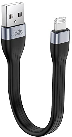 CableCreation [MFi-zertifiziert] Kurzes iPhone-Ladekabel, 1,5 m, USB-auf-Lightning-Kabel, iPhone-Ladekabel, kompatibel mit iPhone 13/12/12 Pro/11/X/XR/8/8 Plus/7/6S/6/SE, iPad, iPod