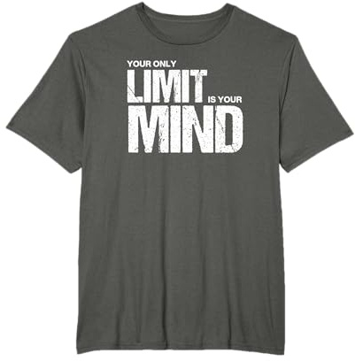 Kraftsport Mind is your limit“ Gym Workout Fitness T-Shirt