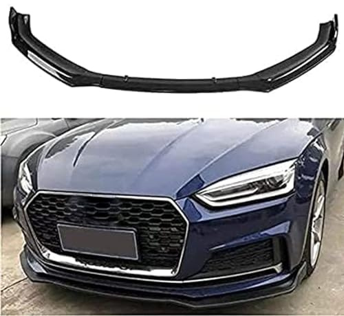 Auto Frontspoiler Lippe für Audi A5 S5 B9 2017-2021, Frontstoßstange Lippe Splitter Spoiler Diffusor, Kinn Splitter Body Kit, Auto Zubehör