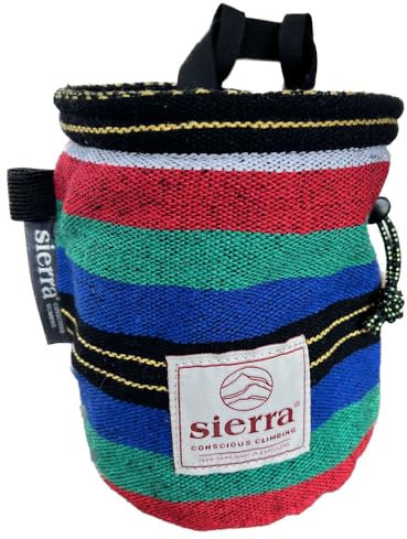 Sierra Conscious Climbing. Classics Nahuas Klettern Magnesera | Bio-Baumwolle | mit verstellbarem Gürtel