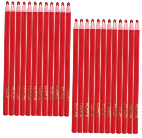 NUOBESTY 24stücke Teiliges Peel-off Crayon Marker Wachsmalstifte Ohne Anspitzen Farbige Langlebige Markierstifte Mit Abziehbarer Papierhülle Für Leder Holz Metall Und Handwerk