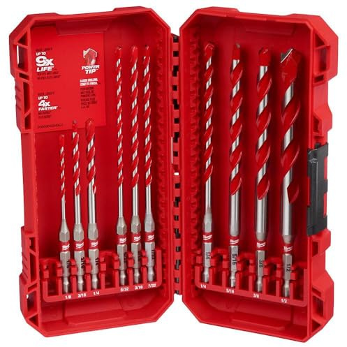 Milwaukee Shockwave 10 Stück Elektrische Bohrhammer, Hartmetall, B