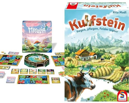 Ravensburger 27489 - Mycelia - Deckbuilding Spiel für Familien & Schmidt Spiele 49440 Kuhfstein, Familienspiel