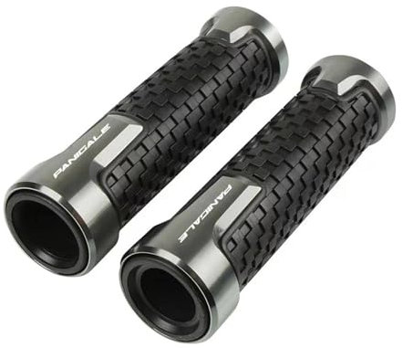 WESTCH Motorrad Griff Für Ducati Panigale 899 959 1199 R S 1299 R FE/S Panigale V2 V2S 7/8 '' 22mm Bar Ends Motorrad Griffe Motorrad Lenker Ende Motorrad-Lenkergriffe(Grey)