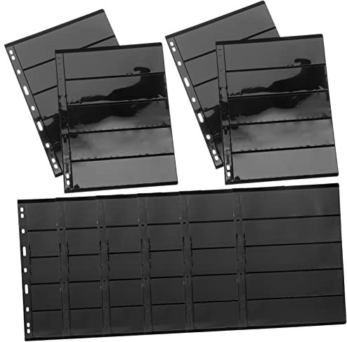 GARVALON 10stücke Konferenzmappe Mit Briefmarken-loseblatt Wiederverwendbar Tragbar Für Briefmarkensammlung Und Aufbewahrung Von Karten Briefmarken Photos Für