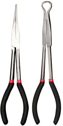 Osmond Pinza di Disconnessione Elettrica, Pinza di Disconnessione del Connettore Elettrico, Pinza per Rimozione Candela Lunga 16 Pollici Morsetto per Tubi Durevole Facile da Installare Facile da Usare