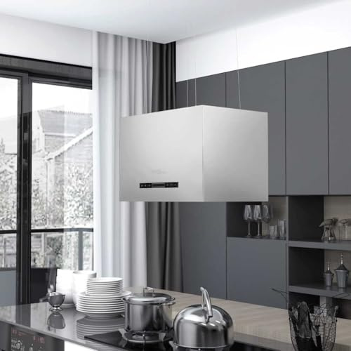 Générique Hotte Suspendue à capteur Tactile LCD 55 cm Acier Inoxydable,Maison & Jardin,Arts de la Table & Arts culinaires,Électroménager de Cuisine,Hottes aspirantes,Argent,13.26 KG,51020