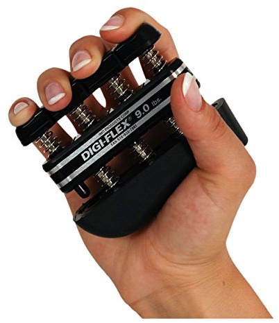 Digi-Flex Handtrainer Fingertrainer Unterarmtrainer Fingerhantel, 4,1 kg SCHWARZ