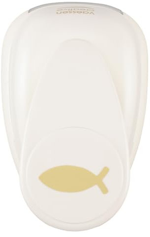 Vaessen Creative Perforadora de Papel, Pescado, Talla XL, Para Proyectos DIY, Scrapbooking, Creación de Tarjetas y Más