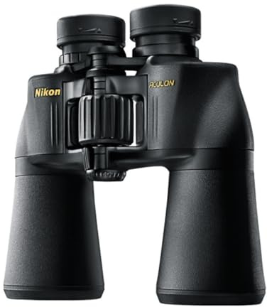 Nikon ACULON A211 16x50 Binocular | Multilayer coating, Porro prism Binocular with turn and slide eyecups, Tripod Adaptable | Official Nikon USA Model