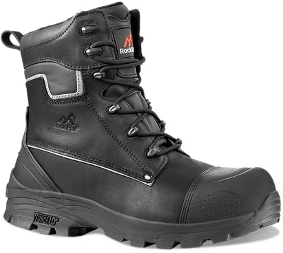 Rock Fall RF15 Shale Safety Boot- Black Size 8