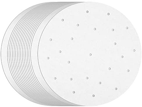 Air Fryer Liners, Bamboo Steamer Liner (25.4 cm, 100 Pack)