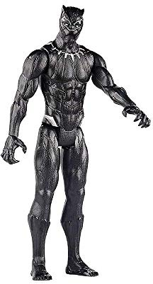 Hasbro E7876ES0 Marvel Avengers Titan Hero Serie Black Panther, 30 cm große Actionfigur mit Titan Hero Power FX Port