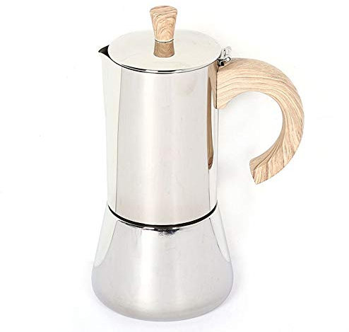 KUANDARMX easy to use Coffee Maker Pot Stainless Steel Mocha Espresso Percolator Pot Coffee Kettle Cafetera Espresso Percolator Stovetop Coffee Maker gift