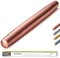 Berglander Stainless Steel Rolling Pin Matte Finish with Rose Gold Titanium Plating for Baking Pizza Dough, Pie, Cookie, Essential Kitchen Utensil Gift Ideas Gor Bakers.