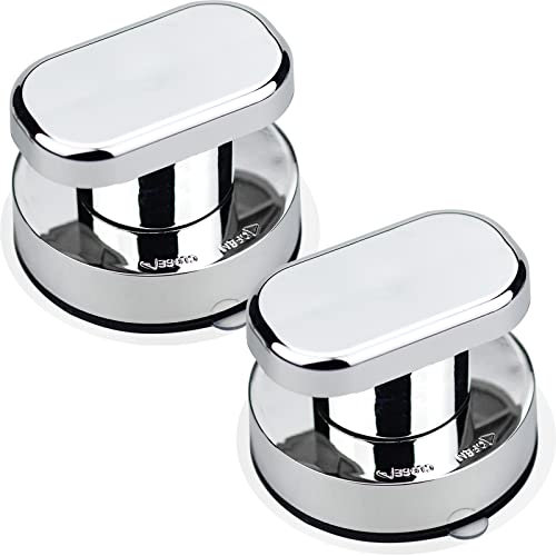 2pcs Tirador Ventosa Puerta Cristal Mangos de Ventosa Tiradores de Ventosa Asa Del Cajón con Ventosa para Vidrio de Baño Armario Cajón Manija de La Puerta
