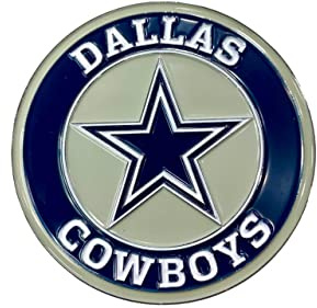 Dallas Cowboys NFL Metal 3D Team Emblem by FANMATS – All Weather Decal for Indoor/Outdoor Use - Easy Peel & Stick Installation on Vehicle, Cooler, Locker, Tool Chest – Unique Gift for Football Fan