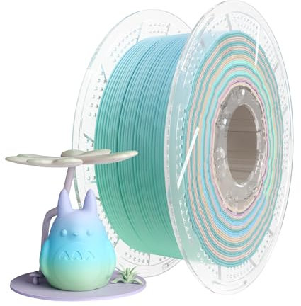 Chitu Systems Conjure Matte PLA 3D Drucker Filament, 1.75mm Color Filament, Matte Regenbogen 3D Druck Filament 1KG/2.2lb