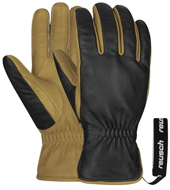 Reusch Skihandschuhe Erwachsene | warm, wasserdicht & atmungsaktiv | Volllederhandschuhe mit Wollmischfutter | langlebiger Komfort | ideal für Winter, Outdoor & Abenteuer | Outsider