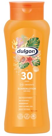 dulgon Sonnencreme 30 wasserfest 250ml - Sonnencreme ohne Octocrylene | Schutz vor UVA & UVB - Sonnenschutz 30 vegan & mikroplastikfrei - Sonnenschutz Creme, Sonnen Schutz, Sonnencreme LSF 30