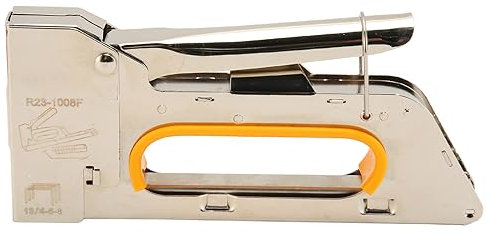 Efficient, Convenient Manual Staple Gun with Adjustable Performance, 5 Boxes of Staple for Advertising, Printing, Furniture and Decoration