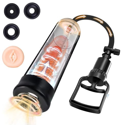 Sex Toýs for Man&Medical Penis Pump for Erectile Support - Ce Certified Male Enhancement Device, Adjustable Pressure, Discreet & Painless for Ed Treatment