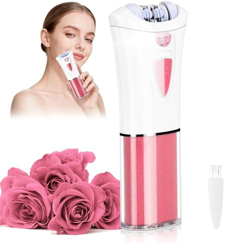 2026 Upgraded Epilator for Women - Cordless Face Epilator with LED Light for Precision - Wet & Dry Use, Portable for Face/Chin/Body/Bikini Area/Legs/Arm - Long-Lasting Electric Facial Hair Remover