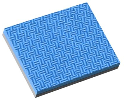 rockible Tapis d'équilibre, Coussin d'équilibre, Tapis de Souple et réutilisable, genouillères légères en Mousse pour Exercices, Fitness et, Bleu-Gris