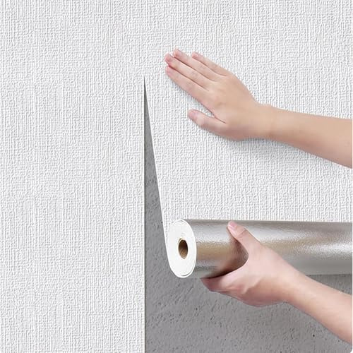 Homgo Papier peint autocollant 1000 x 50 cm – Papier peint thermique épais à décoller et à coller de 5 mm d'épaisseur – Panneaux muraux texturés 3D pour salles de séjour – Papier peint thermique pour
