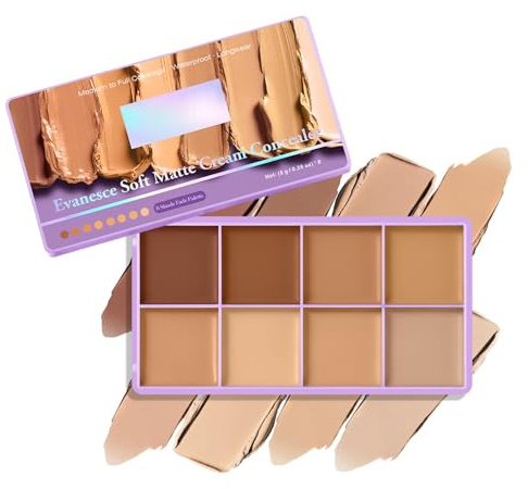 Palette De Fond De Teint Correcteur En Crème, Crème Correctrice De Teint
