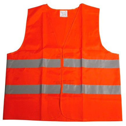 Carpoint 0114010 Sicherheitsweste / Warnweste Oxford, Gr. XL, Orange