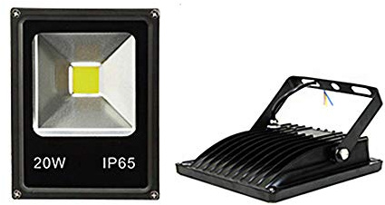 Projecteur d'extérieur à LED Projecteur AC 220V 240V Lampe d'éclairage professionnelle IP65 étanche bleue, 20W (bleue, 20W)