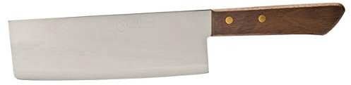 Pamai Pai® Kochmesser mit Holzgriff 18cm Klinge STAHL Messer Küchenmesser Kochmesser Nr. 22