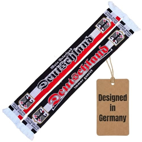 Deutschland Schal, Kult-Schal, Souvenierschal - IMMER ZUERST- (Strickschal)