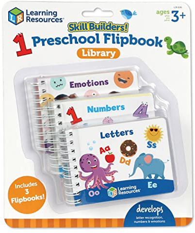 Learning Resources Skill Builders Preschool Flipbook Library