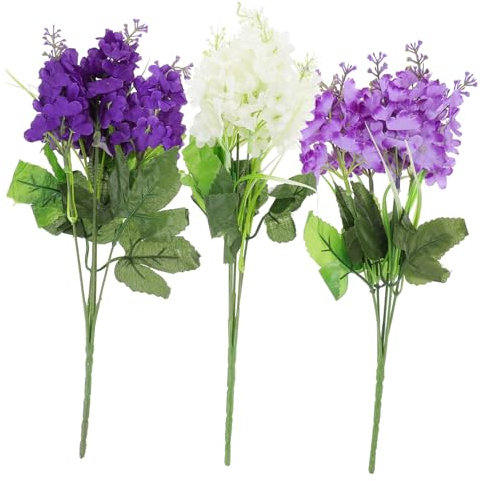 MUCKLILY 3stücke Teiliges Kunstblumenarrangement Hyazinthen Für Und Zuhause Täuschend Echte Für Tischdekoration Und Vasenarrangement